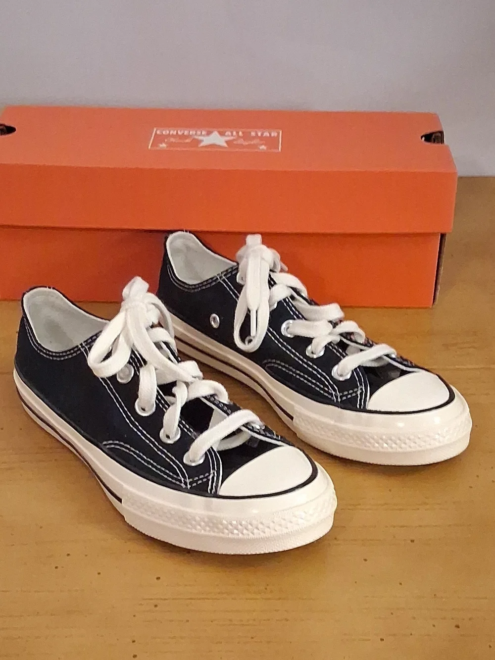 Converse Kids Low Top Sneakers - Black and White